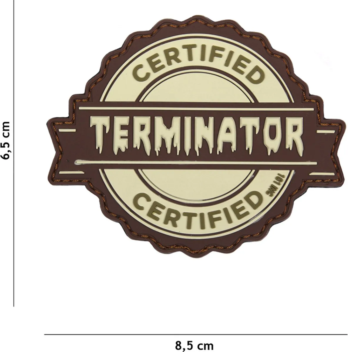 101 Inc Embleem 3D PVC Terminator Coyote 17071