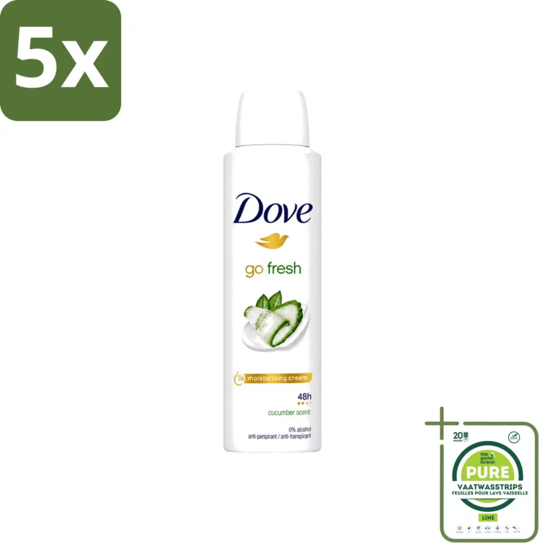 5 x Dove Go Fresh