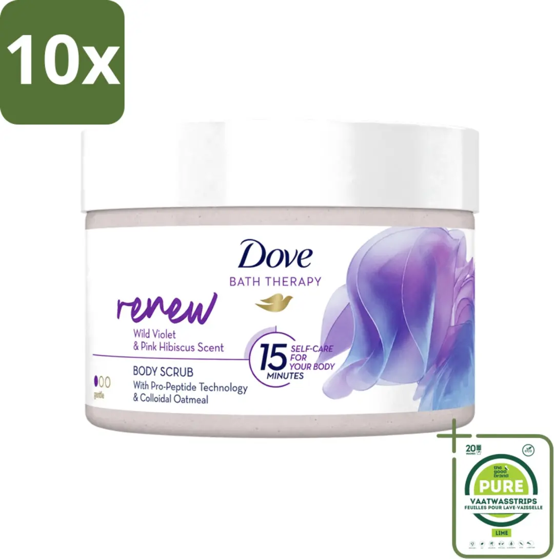 10 x Dove Bath Therapy Renew
