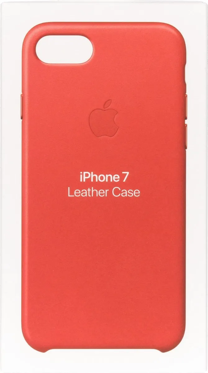 Apple Leren Hoesje iPhone SE/8/7 - MMY62ZM/A - Rood - afbeelding 6 van 6