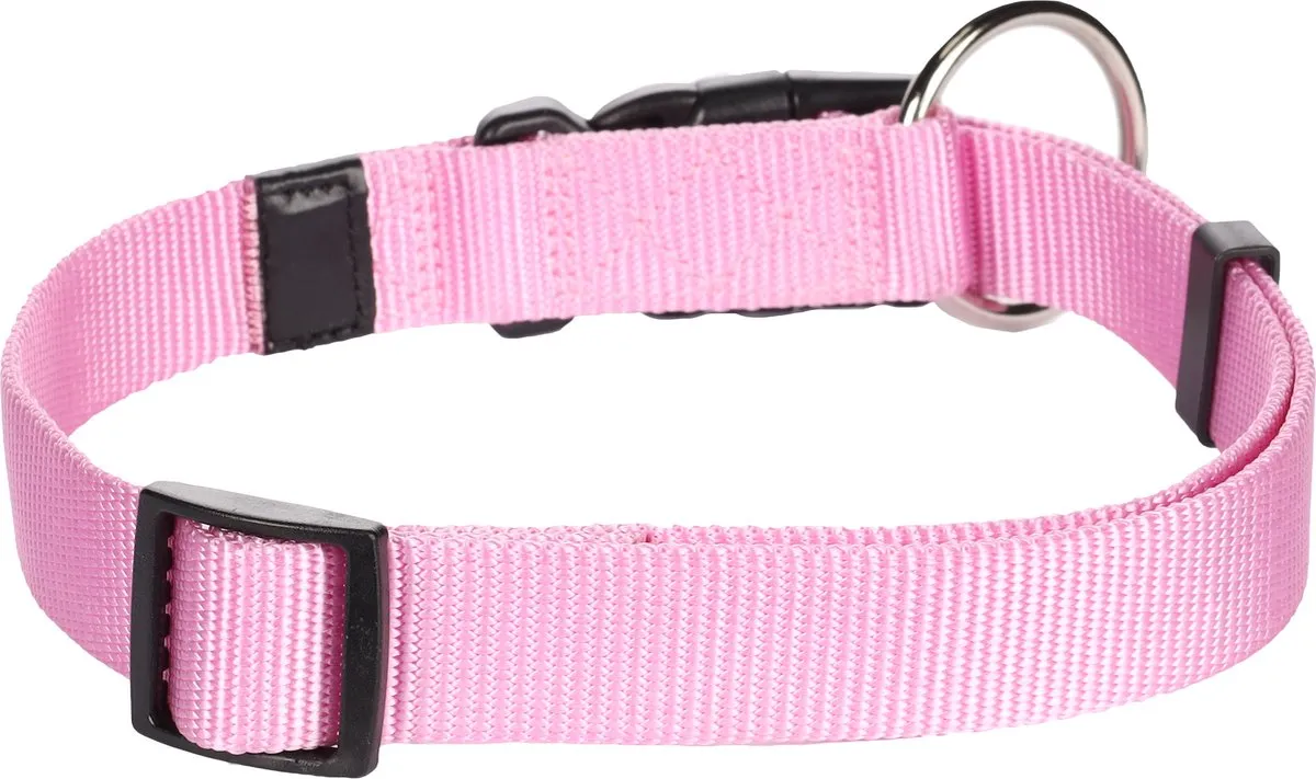 Flamingo Hondenhalsband Asp - Roze L