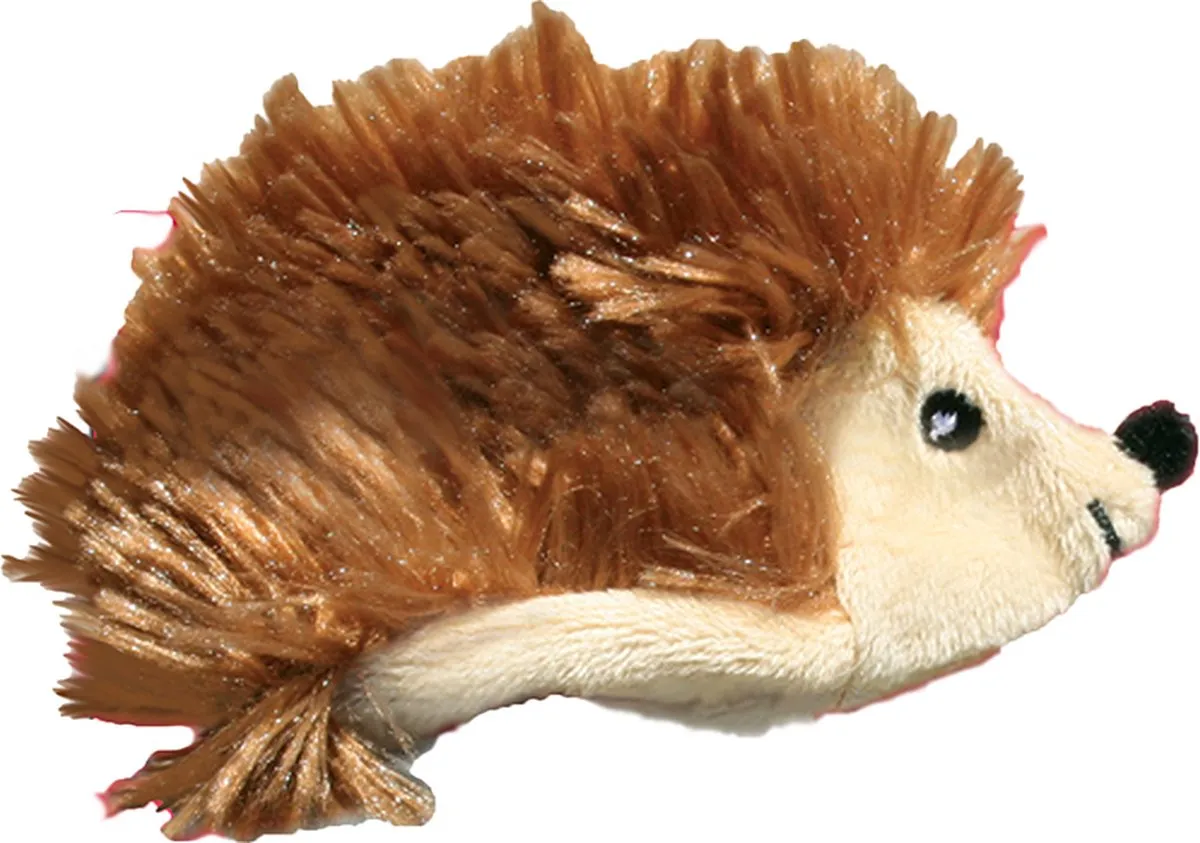KONG Egel Met Catnip - 10 cm - Bruin - afbeelding 6 van 6