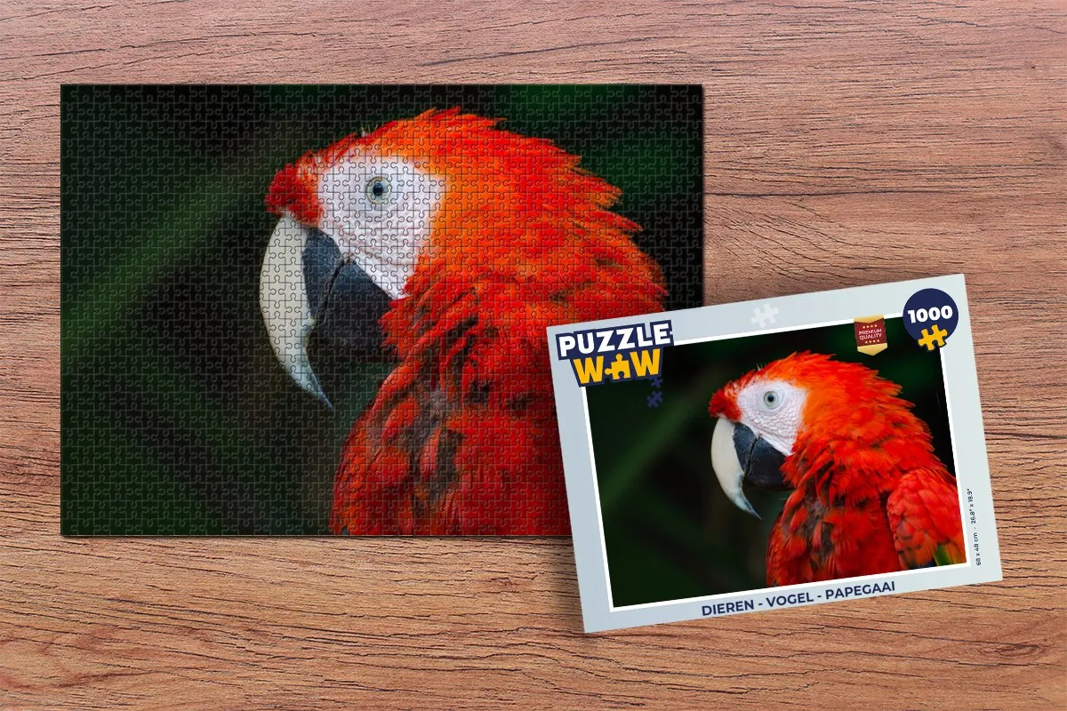 PuzzleWow Vogel Legpuzzel 1000 Stuks - Multicolor