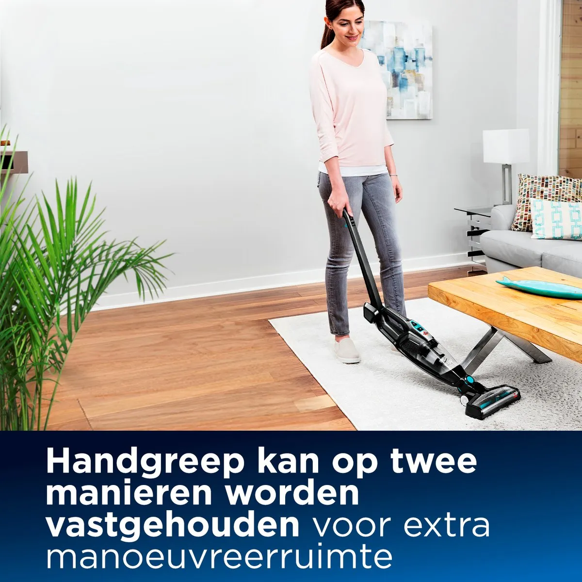 BISSELL MultiReach Essential 2280N Steelstofzuiger - Blauw/Zwart - 22 AW - 0.45L