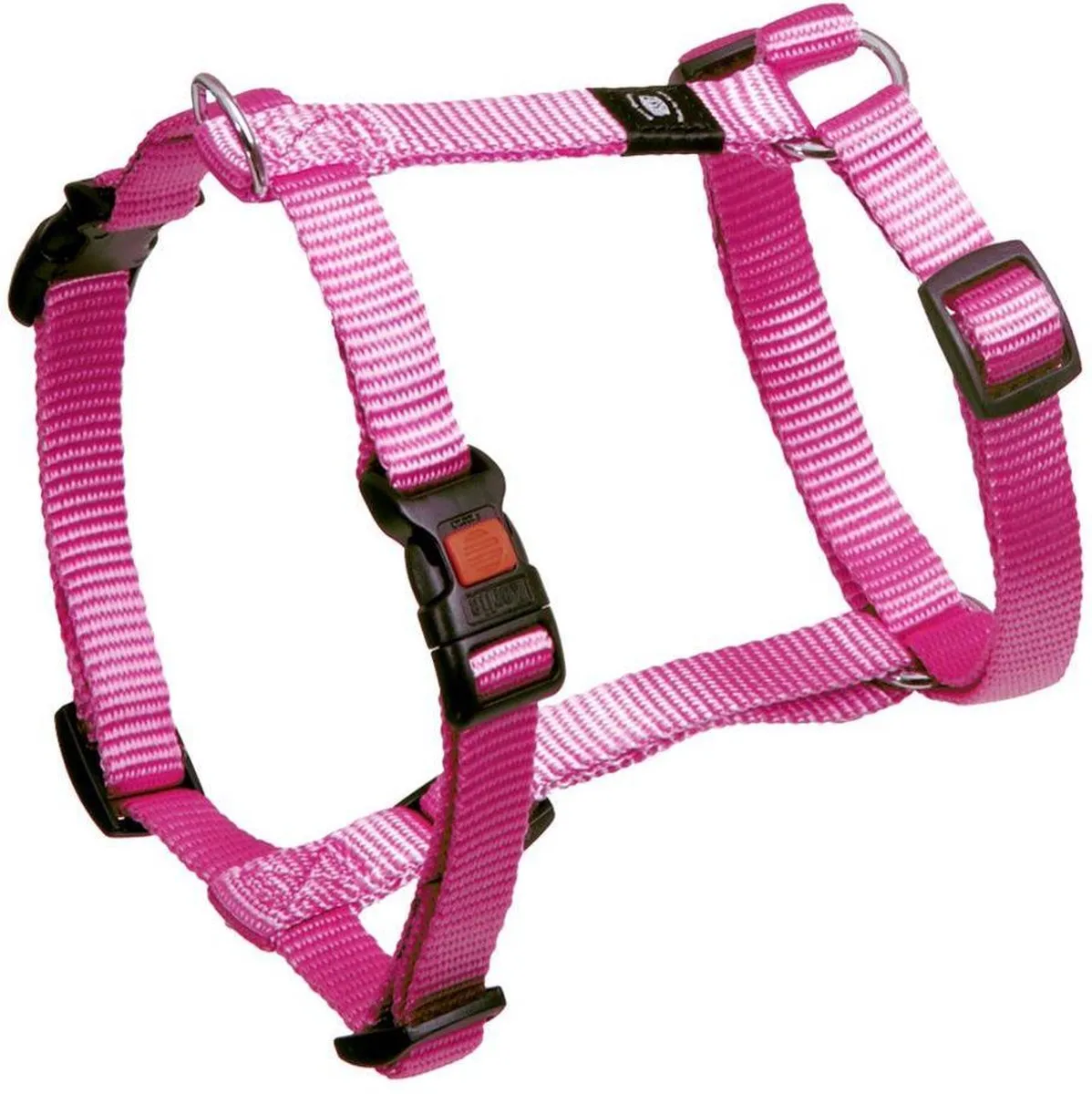Flamingo Ziggi H-harnas Roze S 35-50cm