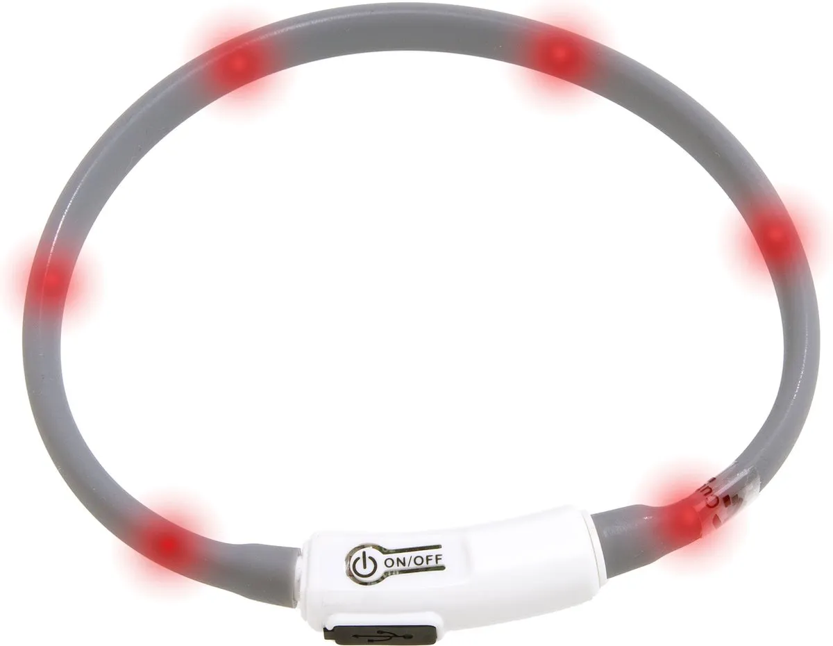 Flamingo Visio Nera Kattenhalsband LED