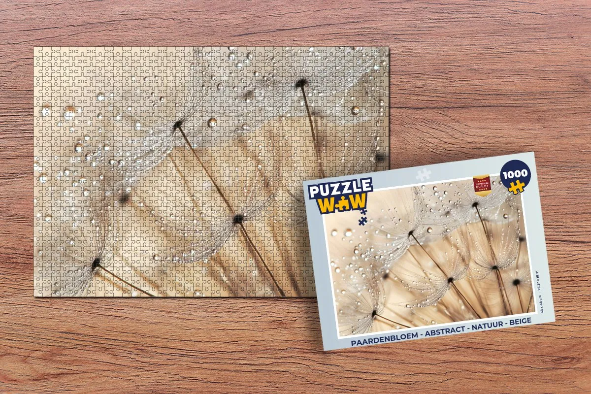 PuzzleWow Paardenbloem Legpuzzel 1000 Stuks
