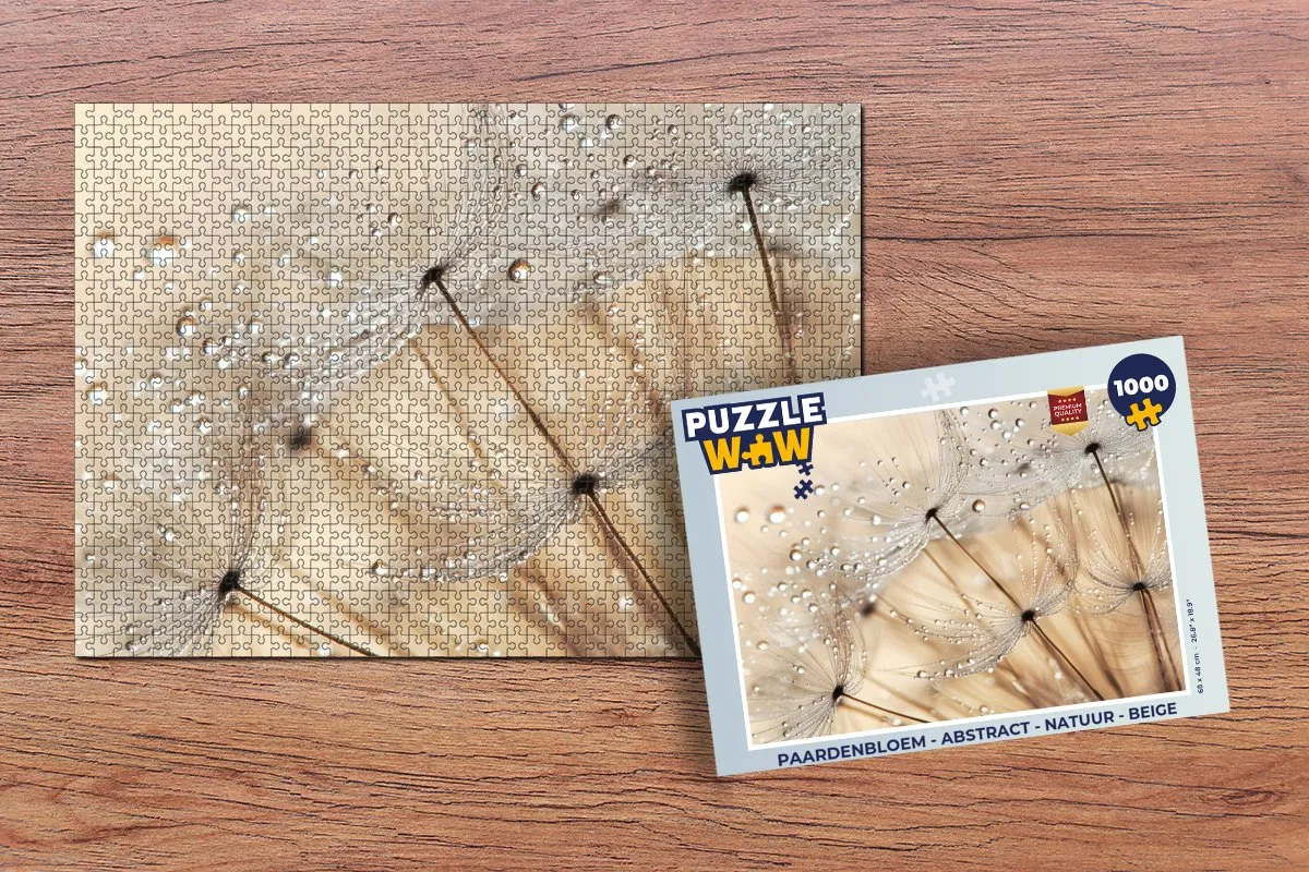PuzzleWow Paardenbloem Legpuzzel 1000 Stuks