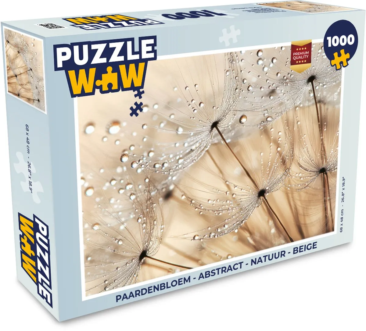 PuzzleWow Paardenbloem Legpuzzel 1000 Stuks