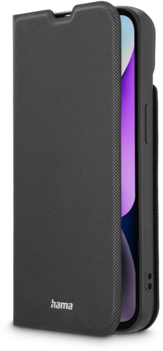 Hama Daily Protect Booklet Hoesje iPhone 14 - 2 Pasjes - Zwart