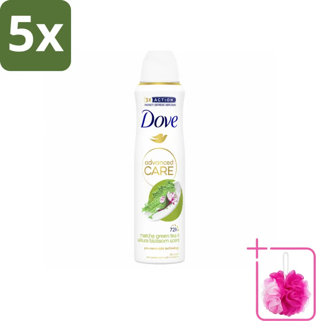 5 x Dove Deodorant Spray
