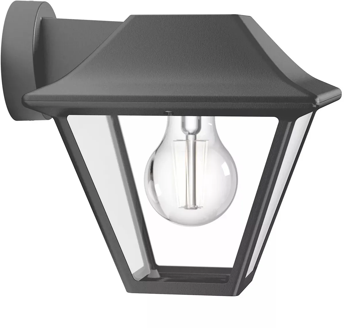 Philips LED Alpenglow Wall Antraciet 60W Warm Wit
