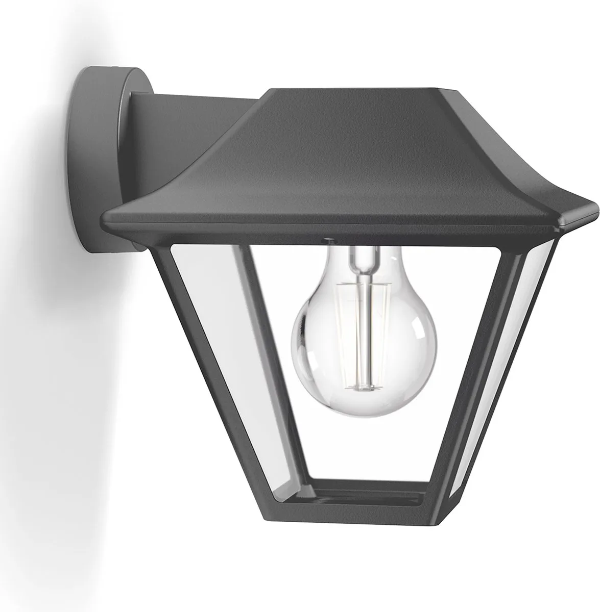 Philips LED Alpenglow Wall Antraciet 60W Warm Wit