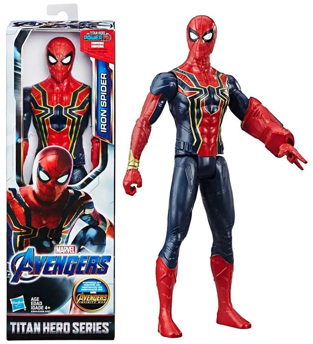 Marvel Titan Hero Power FX Iron Spider Speelfiguur - 4+ jaar