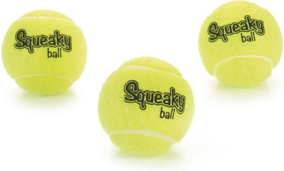 Beeztees Tennisbal+Pieper 6,5cm