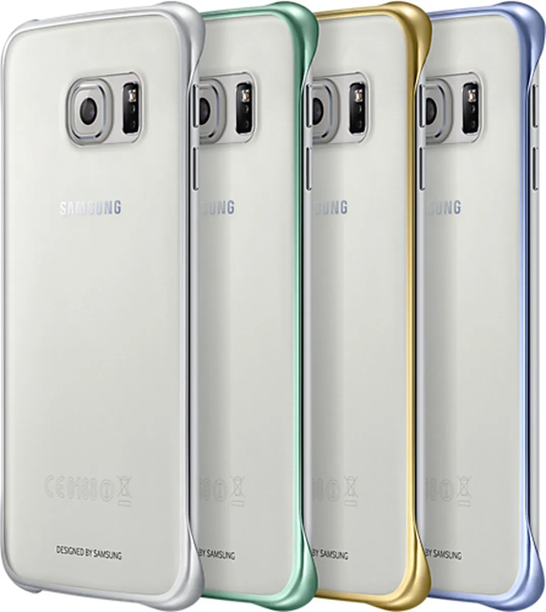 Samsung G925 Galaxy S6 Edge Clear Cover - Zwart - afbeelding 6 van 6