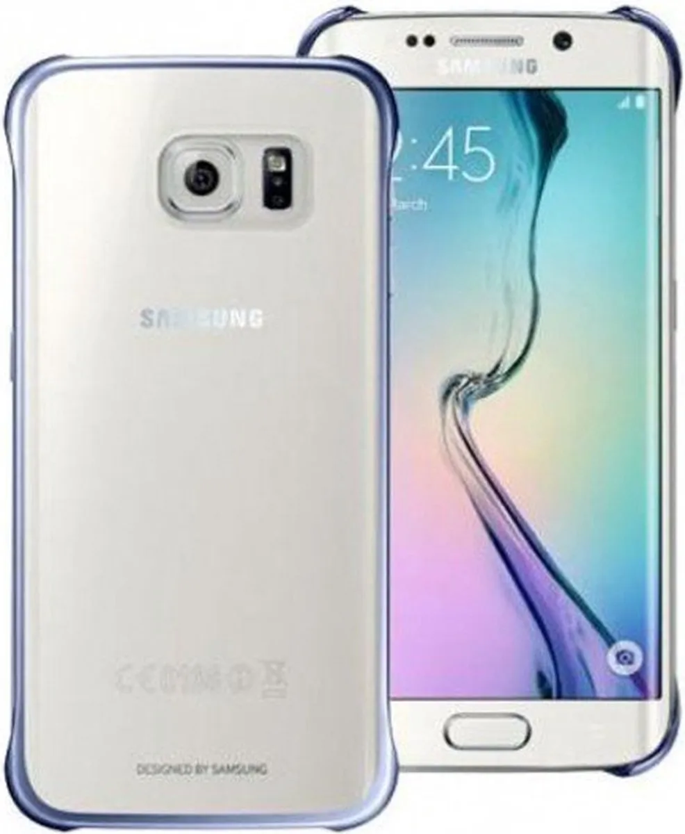 Samsung G925 Galaxy S6 Edge Clear Cover - Zwart