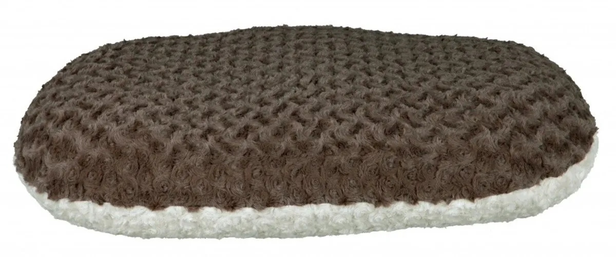 Trixie Ovalen Kussen Kaline Grijs/Wit 77x50cm