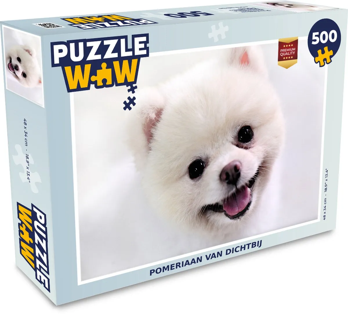 PuzzleWow Pomeriaan van dichtbij Legpuzzel 500 Stuks