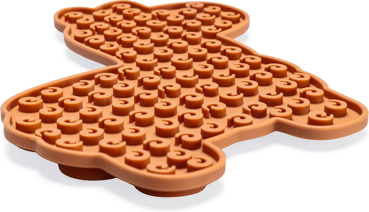 Beeztees Puppy Likmat Lama Molly Silicone - Terracotta - afbeelding 6 van 6