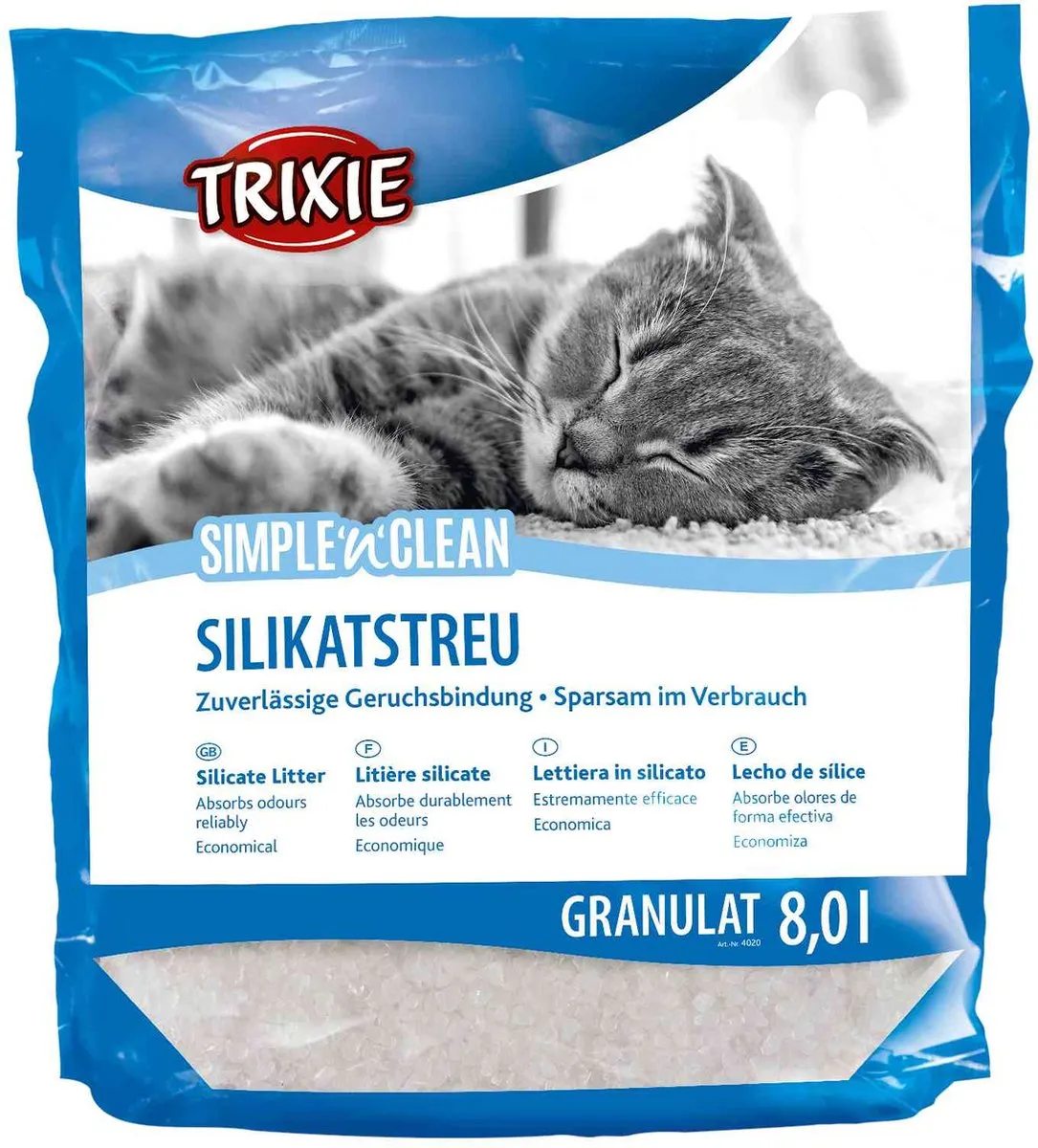 Trixie Silicaatstrooisel Kattenbakvulling 8L