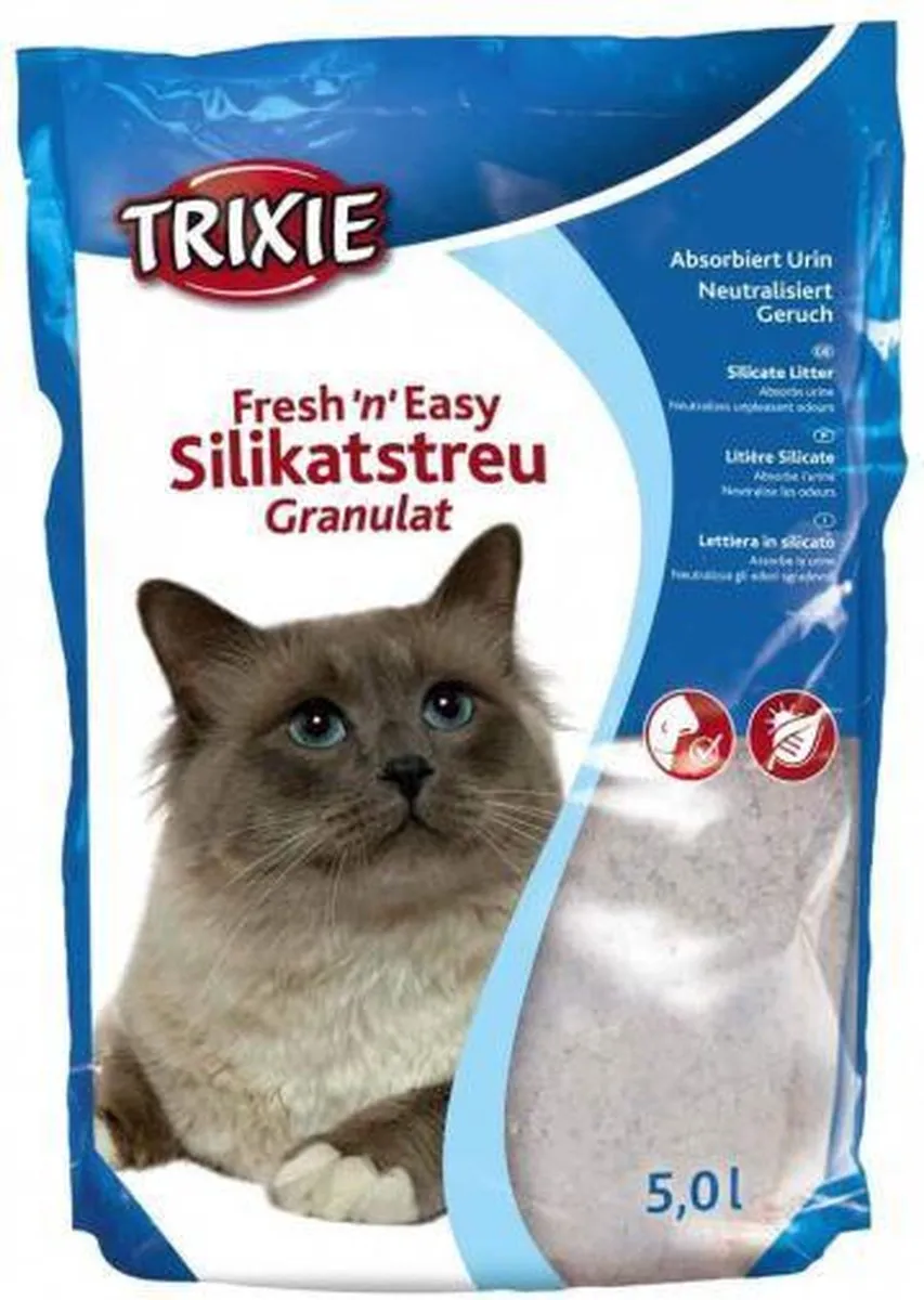 Trixie Silicaatstrooisel Kattenbakvulling 8L - afbeelding 6 van 6