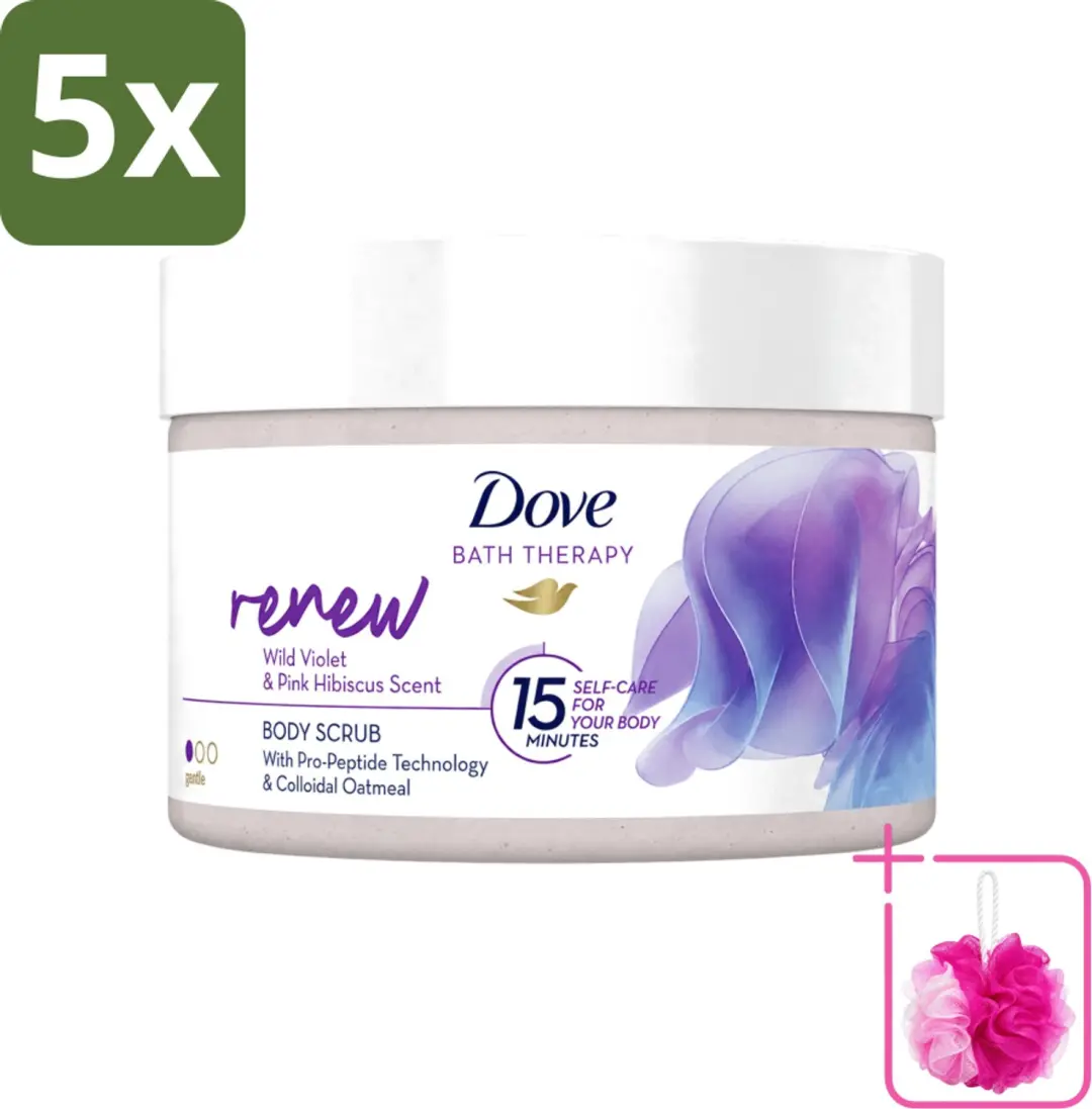 5 x Dove Bath Therapy Renew