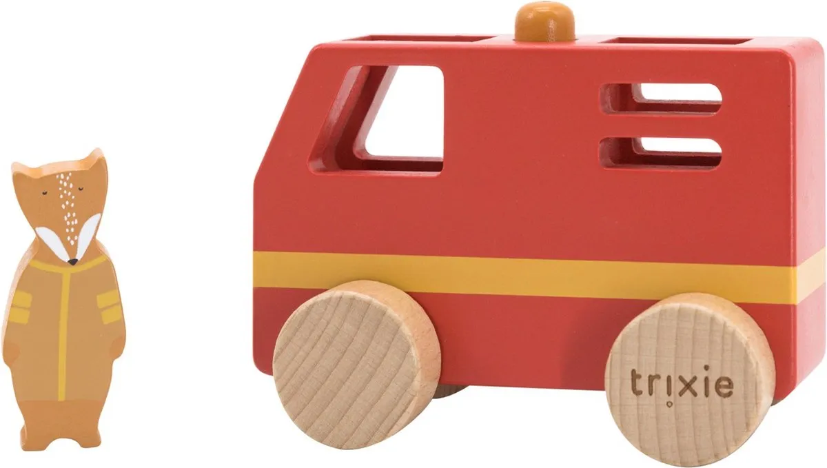 Trixie Houten Mini Brandweerwagen 36-283