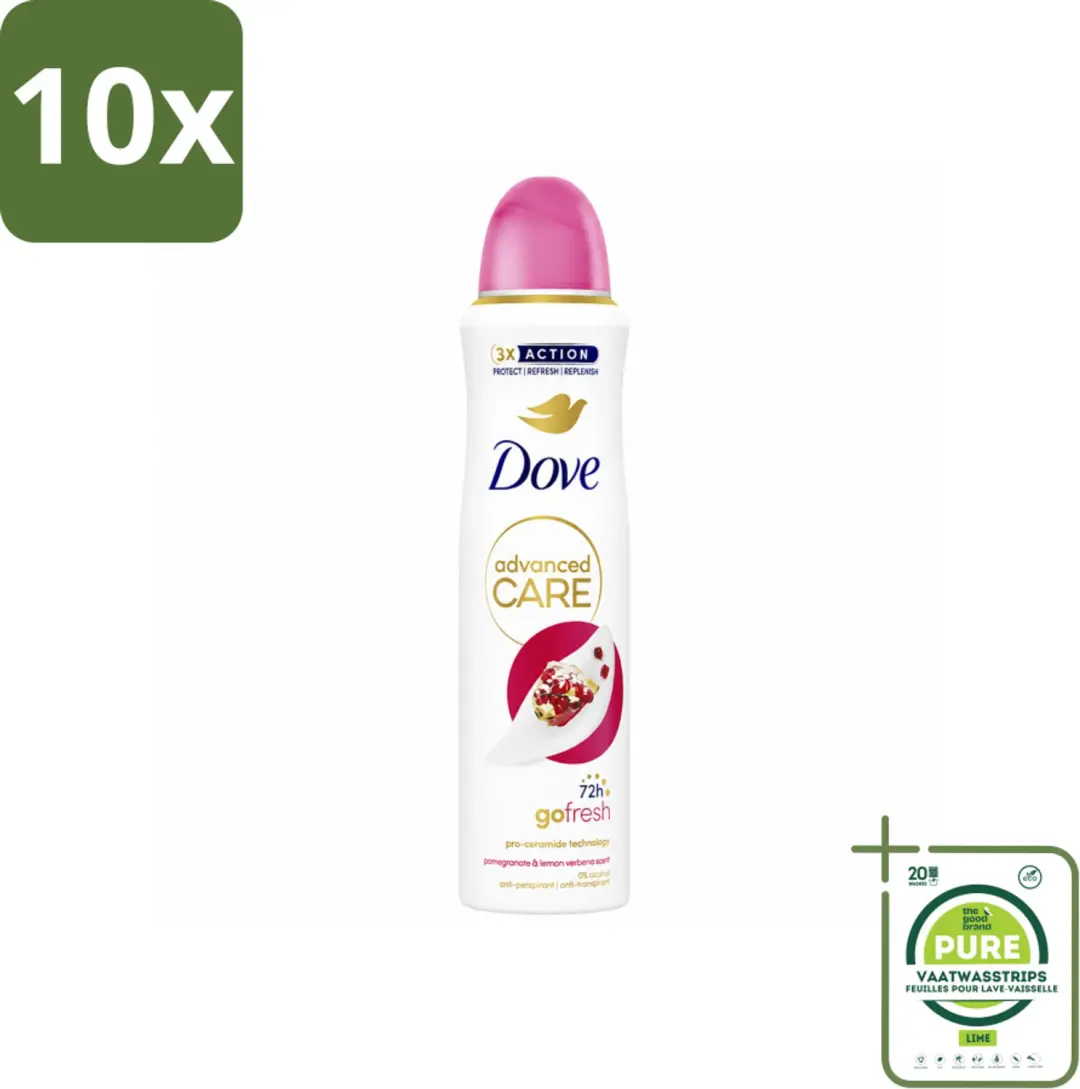 10 x Dove Deodorant Spray