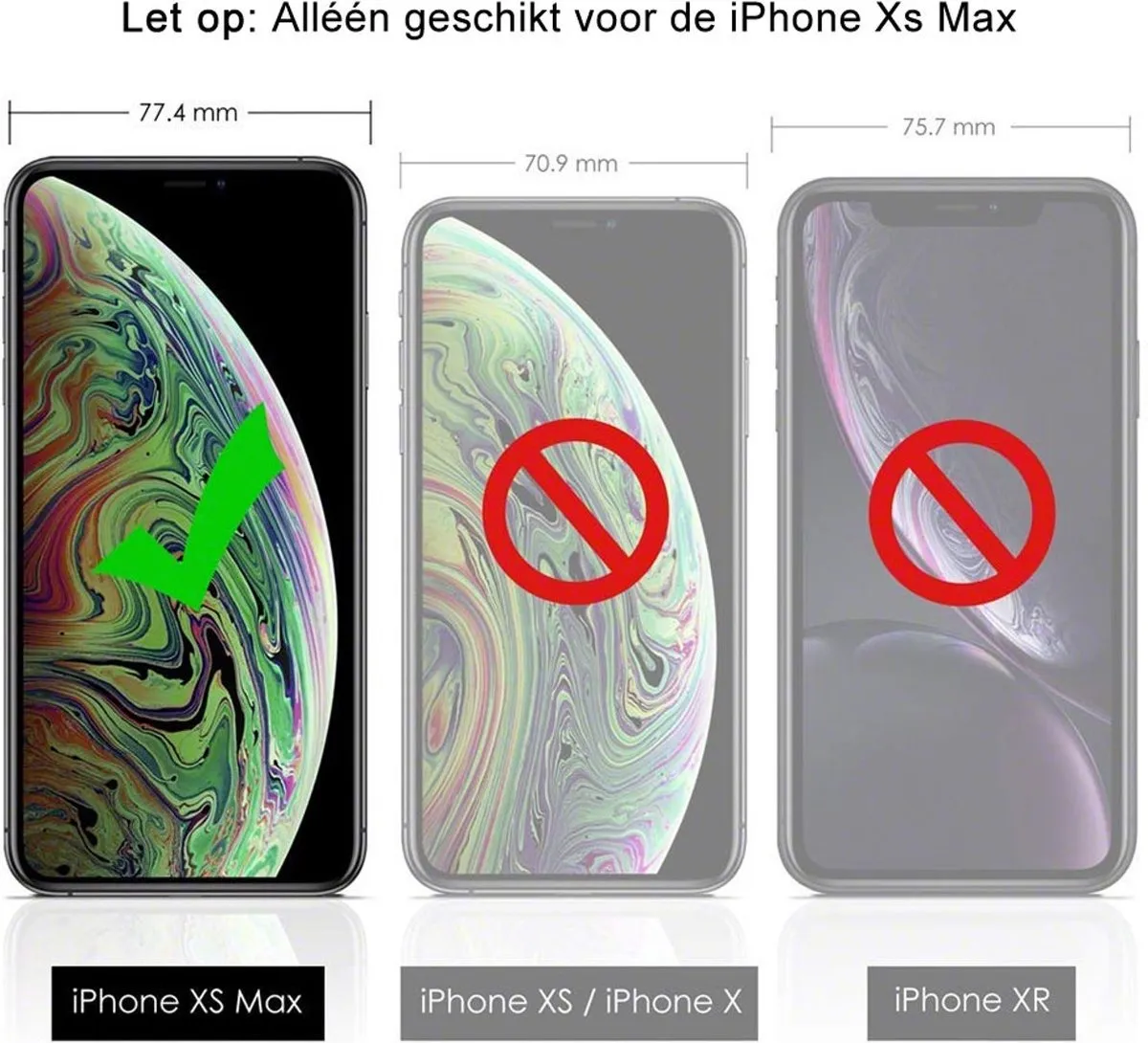 Apple Siliconen Back Cover iPhone XS Max MRWG2ZM/A - Donkerblauw