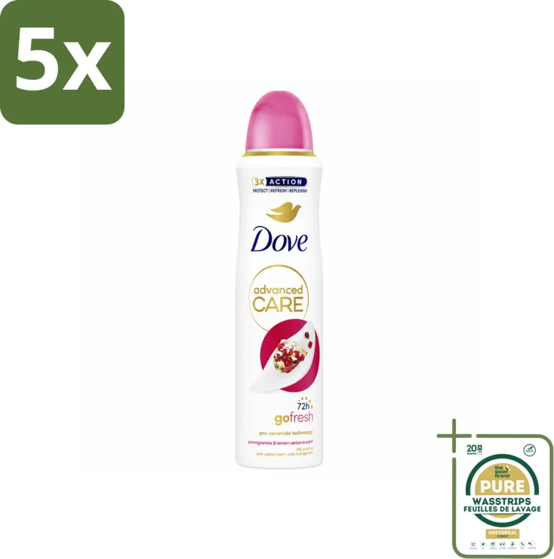 5 x Dove Deodorant Spray