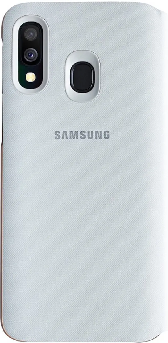 Samsung Flip Wallet Hoesje Galaxy A40 - Wit