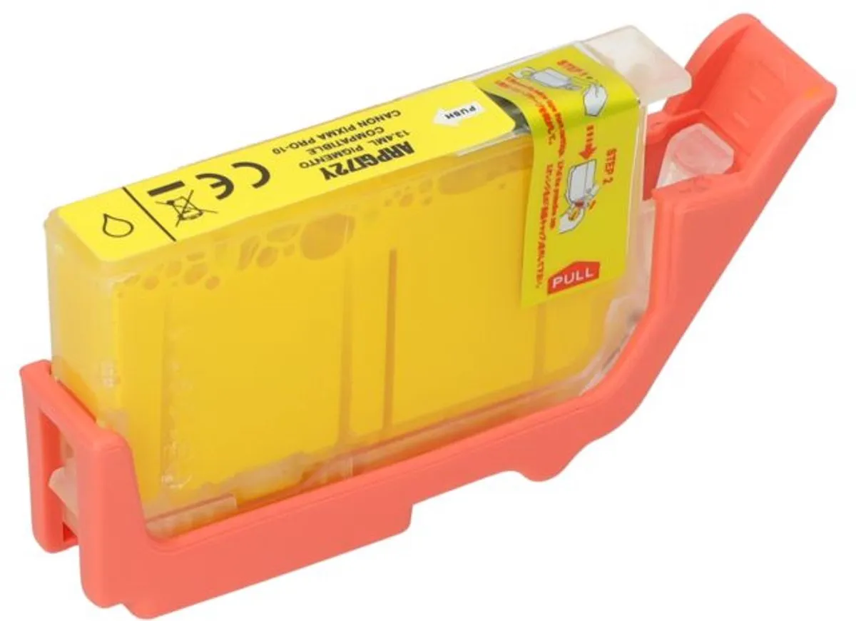 PrintAbout PGI-72Y Inktcartridge Geel - 15ml - Canon