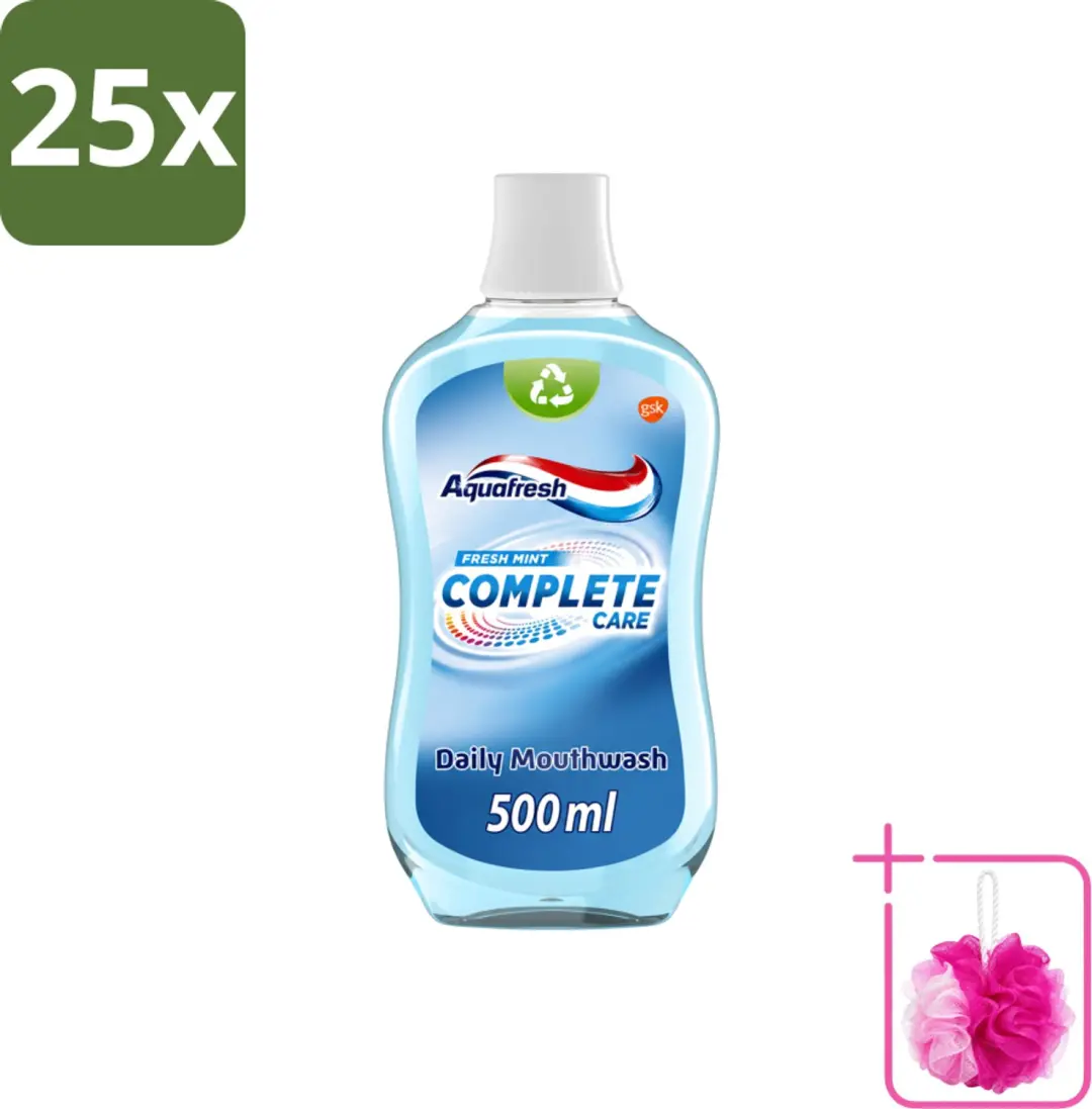 25 x Aquafresh Complete Care Mondwater
