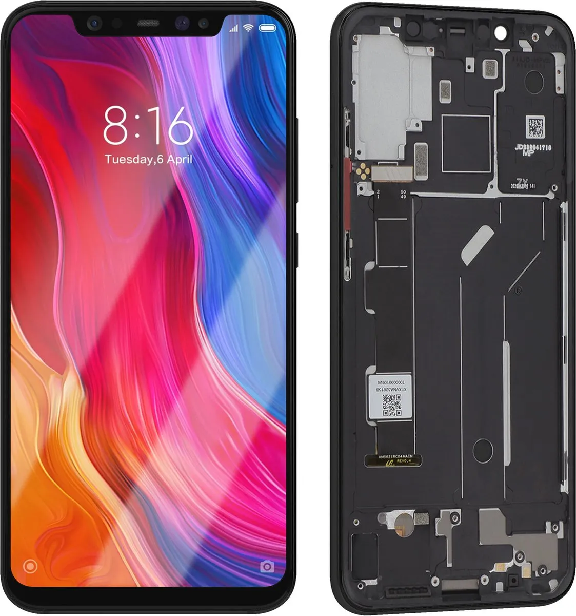 Xiaomi Mi 8 Origineel Scherm - Zwart