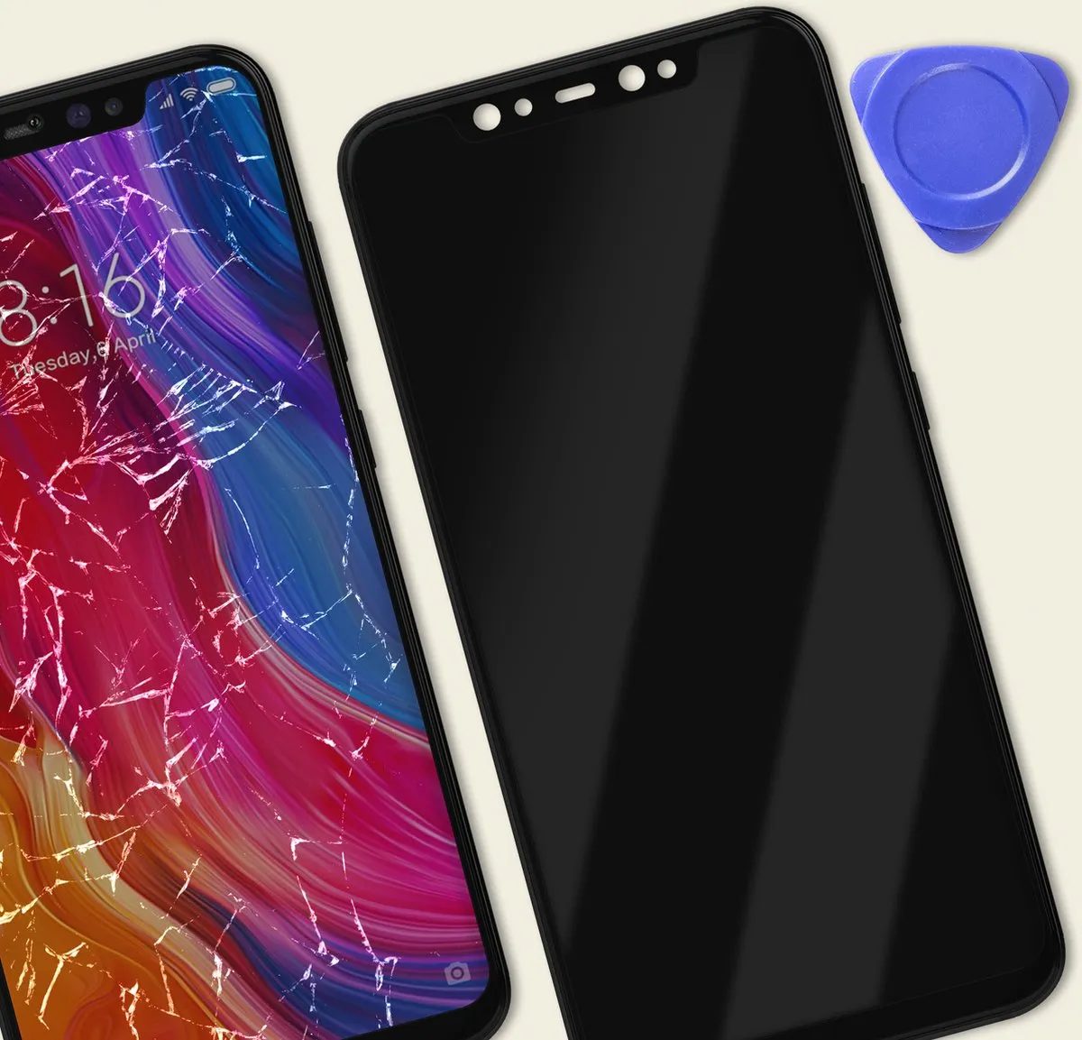 Xiaomi Mi 8 Origineel Scherm - Zwart