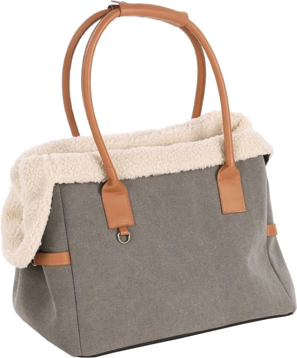 Flamingo Kuzco Draagtas Bruin 40x25x29cm - afbeelding 6 van 6