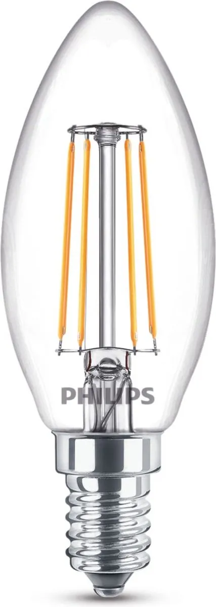 Philips LED Filament E14 4.3W Warm Wit