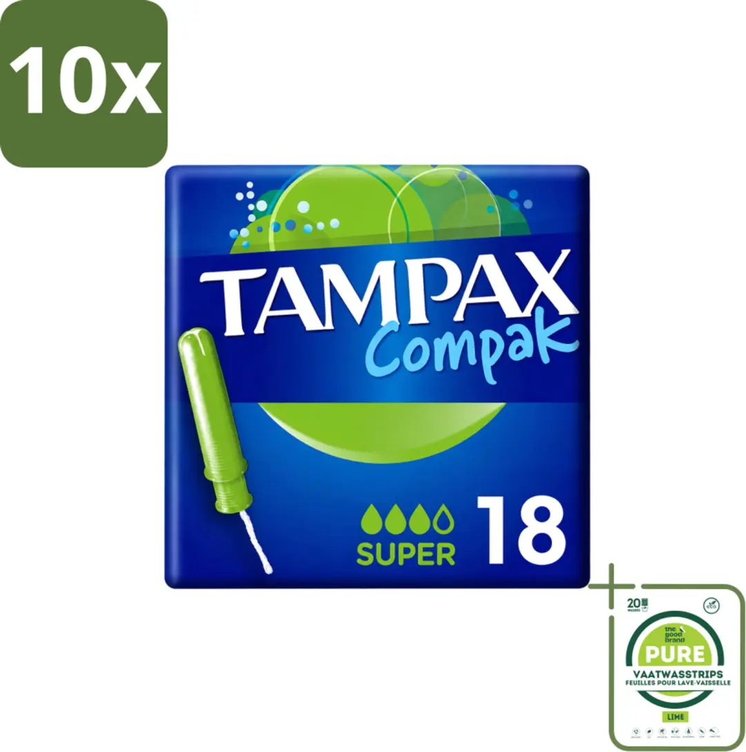 10 x Tampax Compak