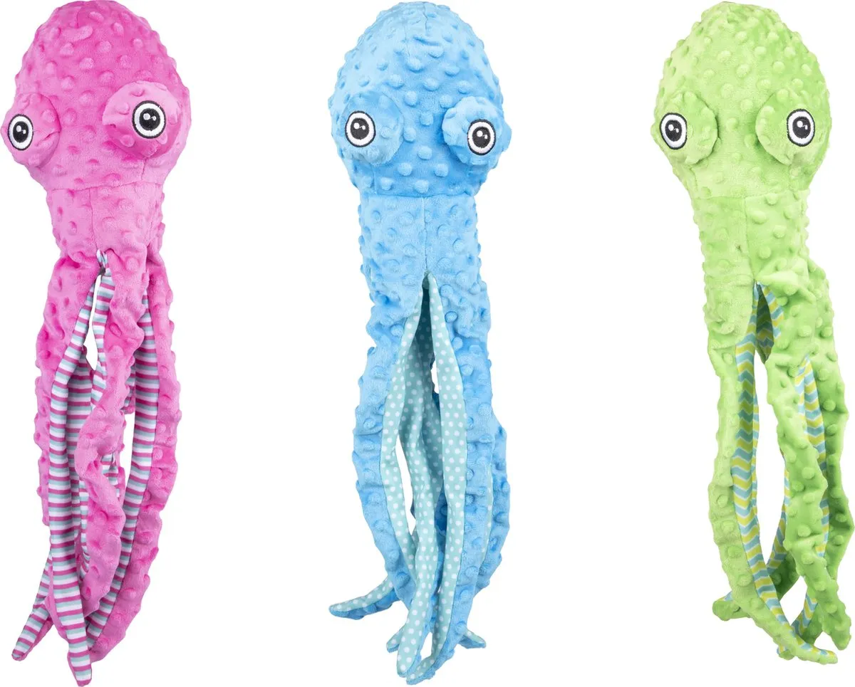 Flamingo Bubbly Octopus Pluche Hondenspeeltje 60cm