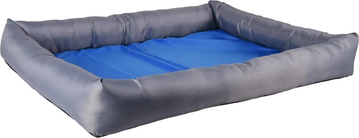 Flamingo Fresk - Koelmand Honden - Koelmand Fresk Rechthoekig Blauw Grijs L 70x50x8,5cm - 1st - 123862 - 1st