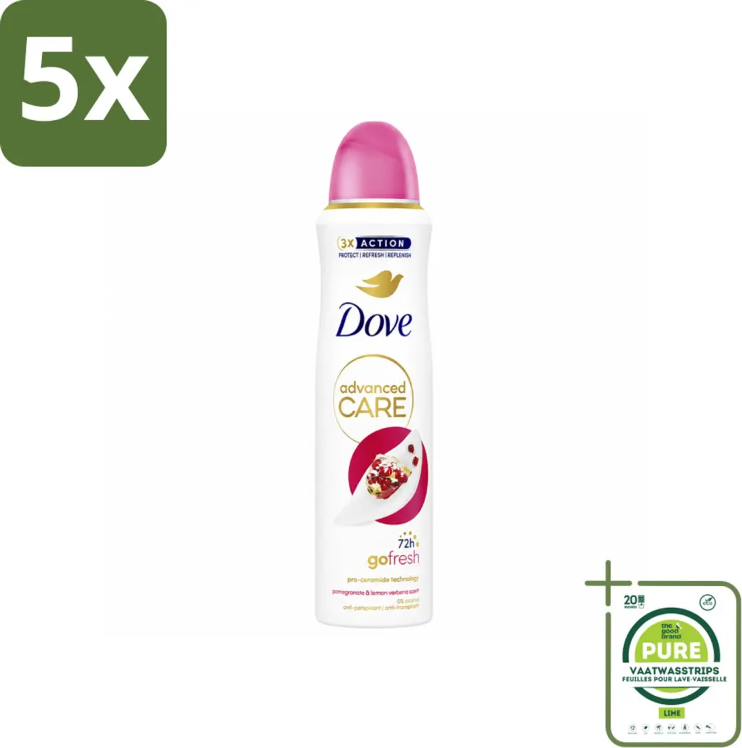 5 x Dove Deodorant Spray