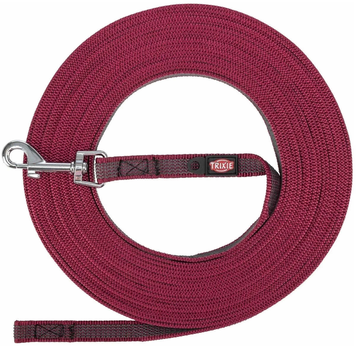 Trixie Hondenriem Sleeplijn S - Sangria Rood