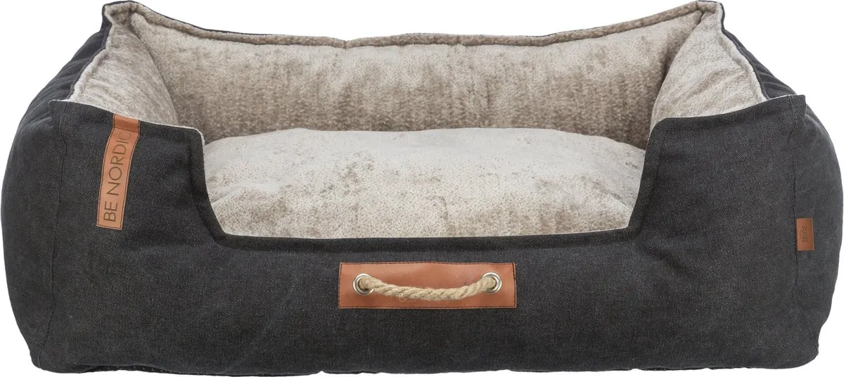 Trixie Be Nordic Hondenmand Fohr - 80x60cm - Zwart/Zand
