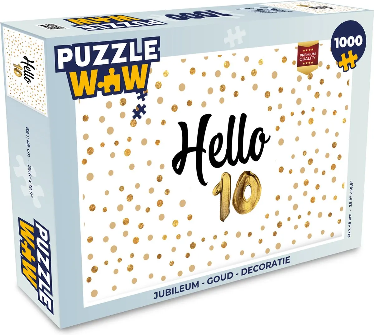 PuzzleWow Jubileum Legpuzzel 1000 Stuks