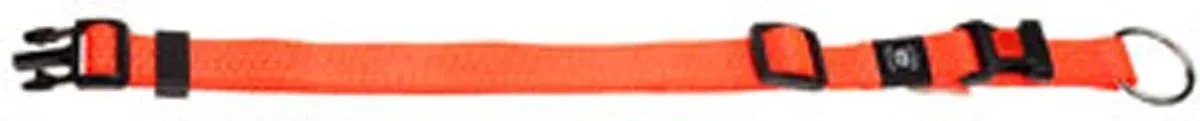 Flamingo Len Halsband Honden - L 45-65cm - 25mm - Oranje