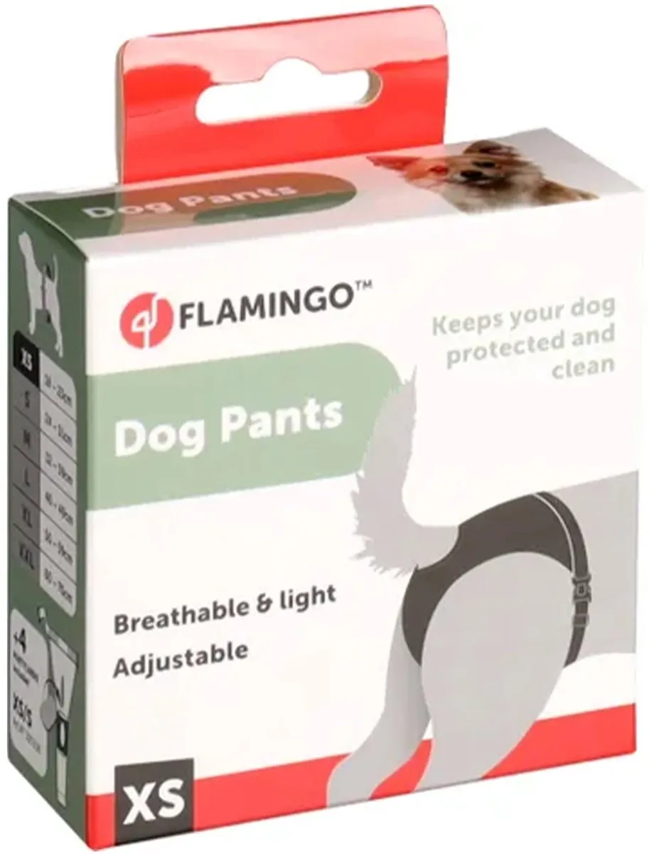 Flamingo Hondenslip Jolly - M - Zwart
