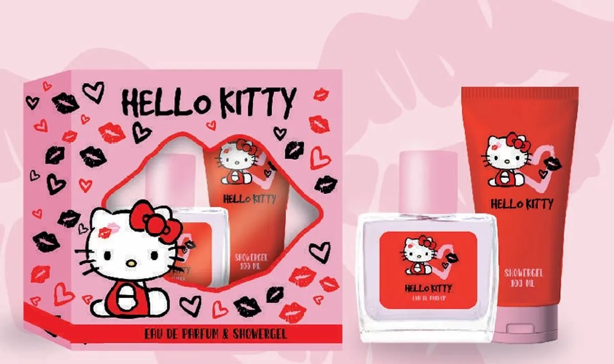 Hello Kitty Kisses Douchegel & Parfum Set - 150ml