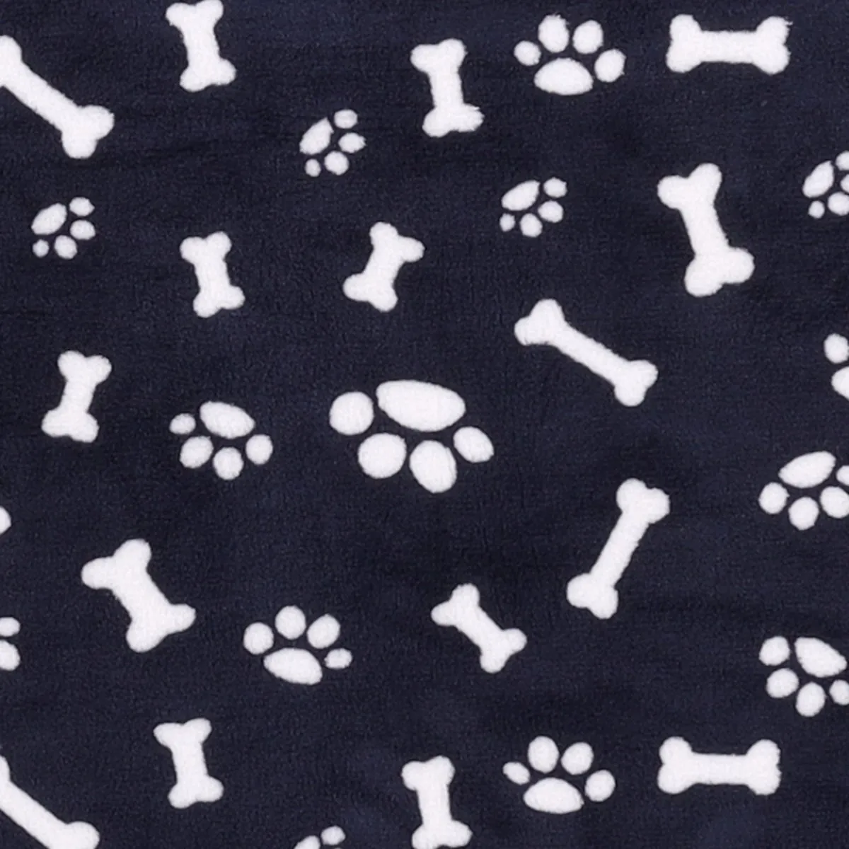 Flamingo Zuma Fleece Deken - 100x150cm - Donkerblauw