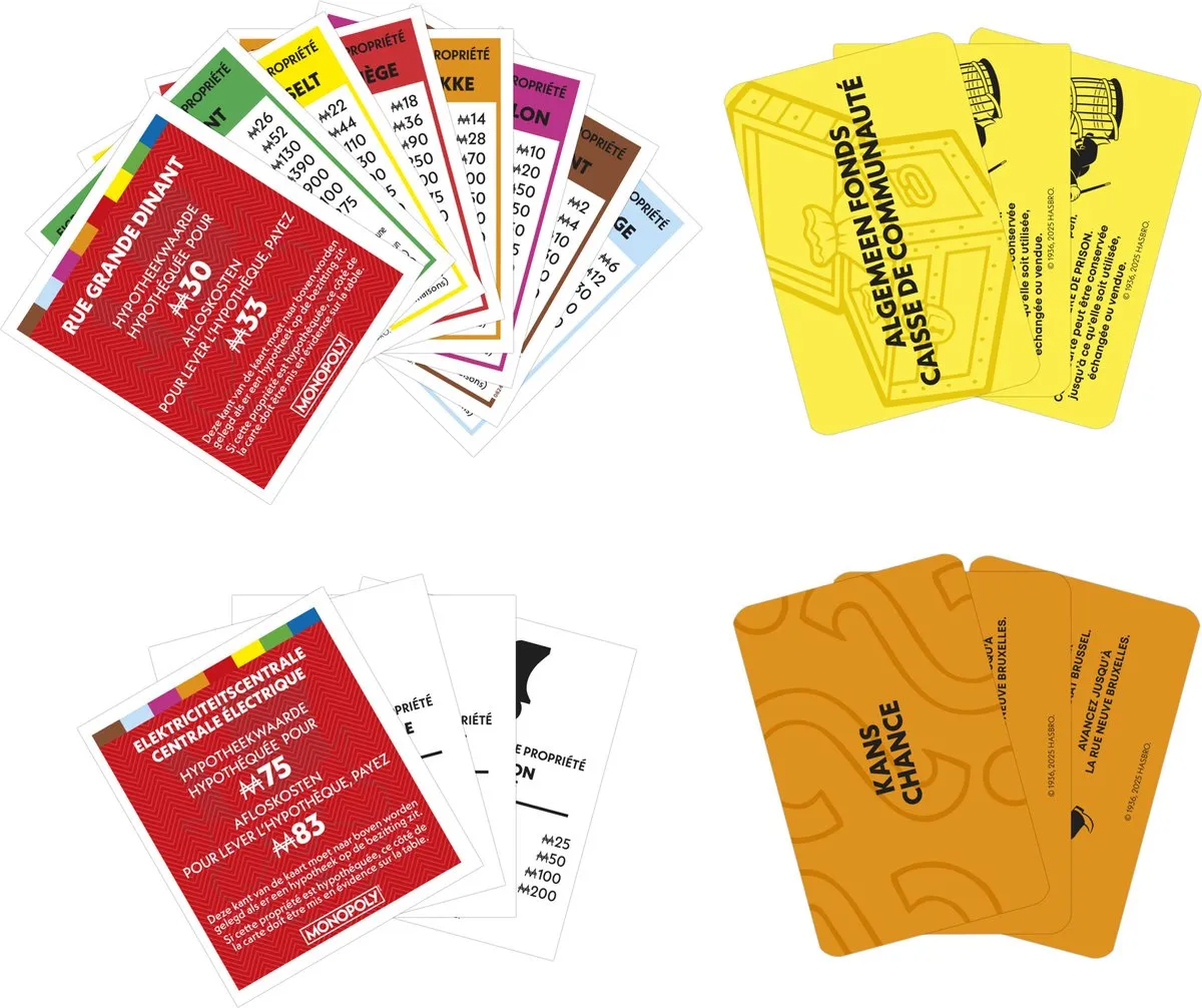 Monopoly Classic Bordspel BE Editie G0009197 - 2-6 Spelers